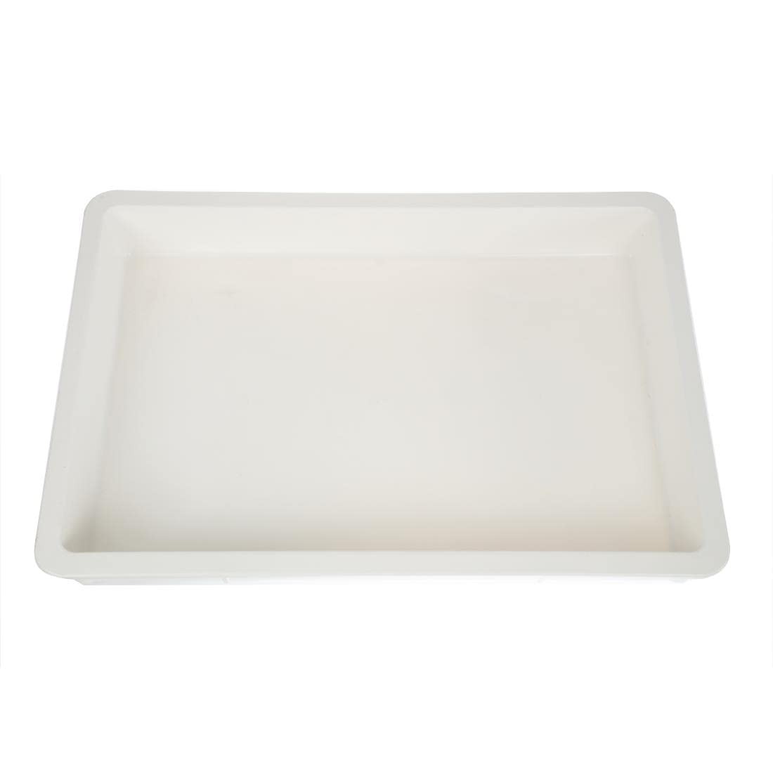 White 18 x 26 x 3 Pizza Dough Box by Cambro – 18 x 26 x 3 inches, Plastic, White, Pack of 6