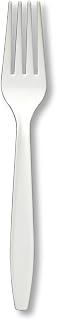 Creative Converting Plastic Forks, White, 24 ct
