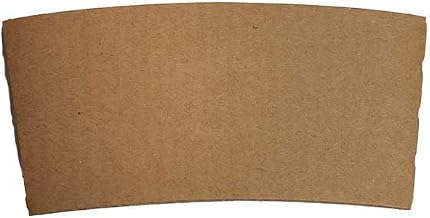 KITCH24/7 Brown Sleeve for 8-20 Ounce Paper Cup - 1000 per case