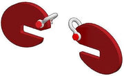 M&W Pipe Lifting Hook - Sold In Pairs - 4000 Lb. Cap.