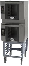Cadco Bakerlux Touch Heavy-Duty Convection Oven, Electric, Double Stack Half Size with Stand