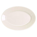 15300 Undecorated RE Oval 9.5 Platter - 24 / CS by Homer Laughlin – Medium, China, White, Pack of 24, Model HL15300