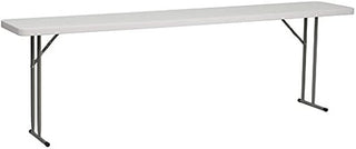 18'' x 96'' Plastic Folding Seminar Table - Training Table