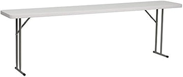 18'' x 96'' Plastic Folding Seminar Table - Training Table