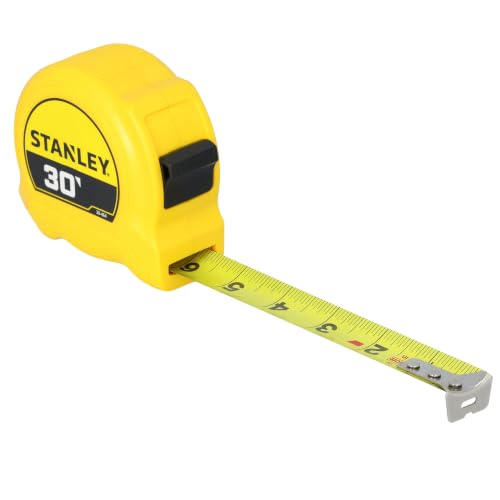 STANLEY 9.1 m / Black, Yellow / Industrial Tape Measures