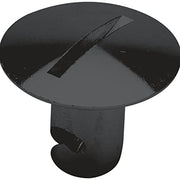 Quick Turn Fastener - Oversized Oval Head - Slotted - 7/16 x 0.500 in Body - Black Anodized Aluminum - Set of by Allstar Performance – Model ALL19168