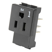 15 Amp Circuit 1 Receptacle by Electri-Cable Assemblies – Alloy Steel, Black, Model 249061
