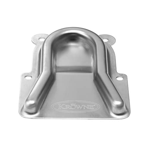 Metal 28-200 Caster Positioning Chocks (Pack of 2) by Krowne – Metal, silver, Pack of 2, Model Krowne Metal
