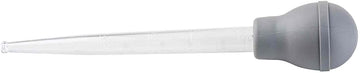 Tablecraft 11037 Turkey Baster, Gray, Thermo Plastic Rubber TPR, 1 oz