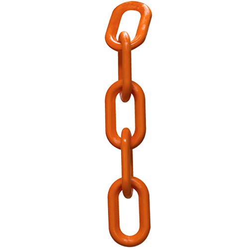 Mr. Chain 100 Feet / Safety Orange / Industrial Chain Barriers