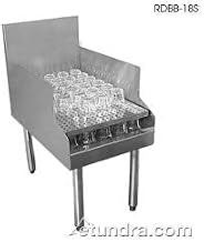 RDBB-18S - 24 Underbar Single Speed Rail 18 Recessed Drainboard