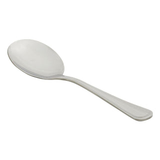 ® Heavyweight Utopia Bouillon Spoon - 6 1/10"L by HUBERT – 6 1/10", Stainless Steel, Stainless, Pack of 36, Model 68622