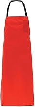 Locknane Bib Apron Red Nylon - 40"L x 27"W