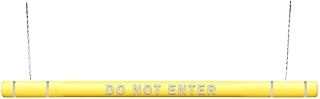 ClearanceGard 4″ x 104″ Clearance Bar Kit – Do Not Enter Lettering - Innoplast (Yellow White Tape)