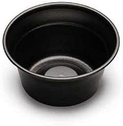 Cup Polystyrene Black All Purpose Round Cup, 8 Ounce - 1000 per case.