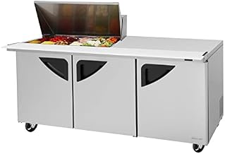 Turbo Air 3-Door Sandwich Salad Prep Table 23-CU.ft. TST-72SD-15M-N(-LW)