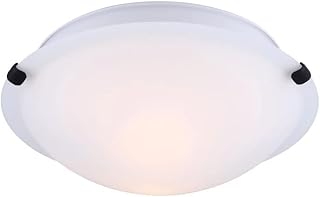 Lighting IFM1612BK-O Canarm 12 inch Black Flush Mount Ceiling Light