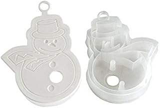 Silikomart Cookie Cutter Snowman, White