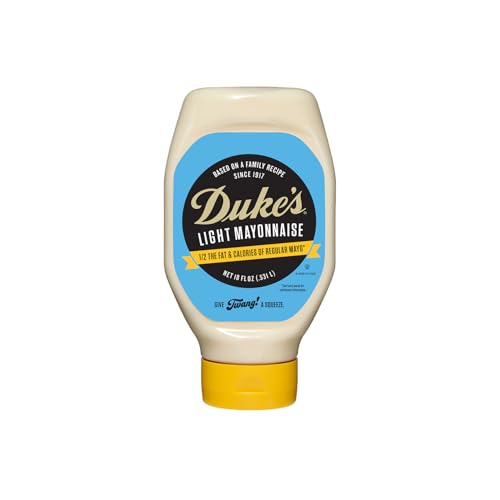 DUKE'S Light Mayo / 18 Ounce (Pack of 1) / White Mayonnaise