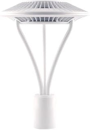 RAB Lighting AREA LIGHT POST TOP 78W COOL LED TYPE V CLEAR LENS WH