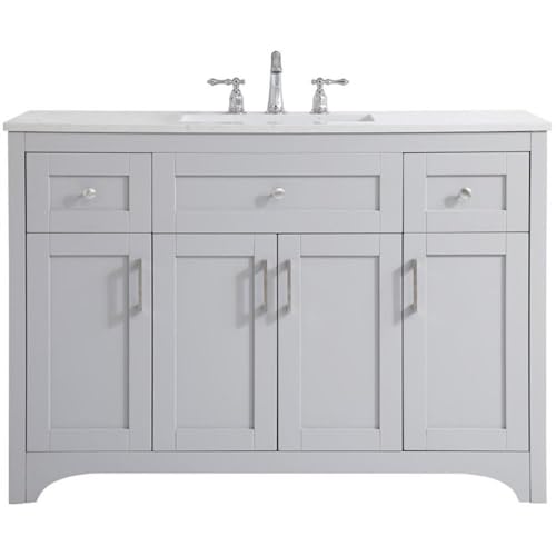 Elegant Decor 48" - Single / Grey / Traditional Bathroom Vanities