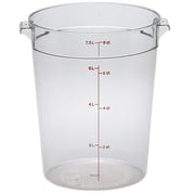 Cambro 8 Quart / Clear / 7.6 liters Containers