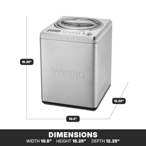 Waring 2.5 Quart Ice Cream Maker / 2.5 Quart / Multicolor Ice Cream Machines