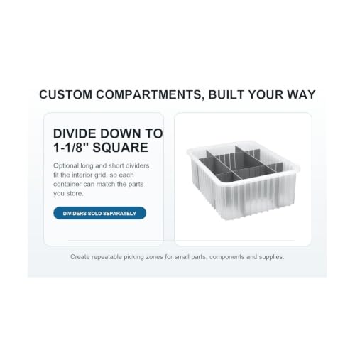QUANTUM STORAGE SYSTEMS Blue / 22.5" L x 17.5" W x 12" H / 4725.0 cubic_inches Trash, Recycling & Compost