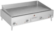 Wells G-23 Griddle Countertop Electric 34 Wide x 24 Front to Back Thermostatic Controls Removable Splashguards