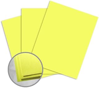 Astrobrights Lift-Off Lemon Paper - 8 1/2 x 14 in 60 lb Text Smooth 500 per Ream