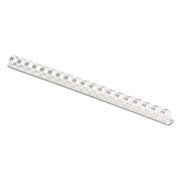 Fellowes 100 Count (Pack of 1) / 1/2" White 100Pk / White Combs & Spines