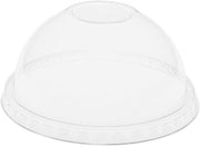 Pactive YPDL24CNH Earthchoice Cold Cup Lids With No Straw Hole, Dome Lid, Clear, Fits 12 Oz To 24 Oz b Cups, Clear, 1,020/carton