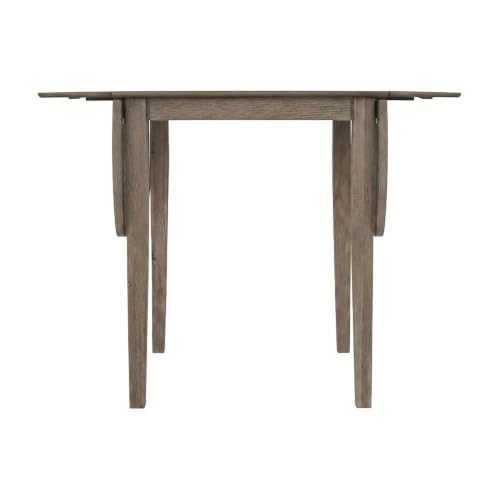 Starlight Canyon Home Acacia Veneer Drop-Leaf Counter Height Dining Table, Wire-Brushed Small Kitchen Dinner Table for Dining Room, Brushed Bisque - image 2