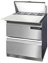 DL27-8C-FB-D Designer Line Sandwich Unit, 27" W, With 8 Pan Openings, 19" Cutting Board, Front Breathing & Drawers