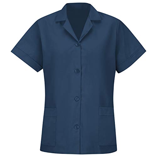 Red Kap Large / Navy / Button Front Tunic Tunics