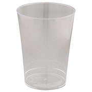 Comet Squat Tumbler Clear 10 Oz by WNA – 10 Ounces, 10.0 fluid_ounces, #6 Polystyrene, Clear, Model T10