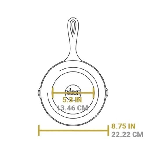 Lodge 8”, 10", & 12" (Pack of 3) / Black / 5.0 quarts Skillets