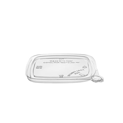 BUT-N-LOC Matching Lid / Clear / Compact Clamshell Take Out Containers