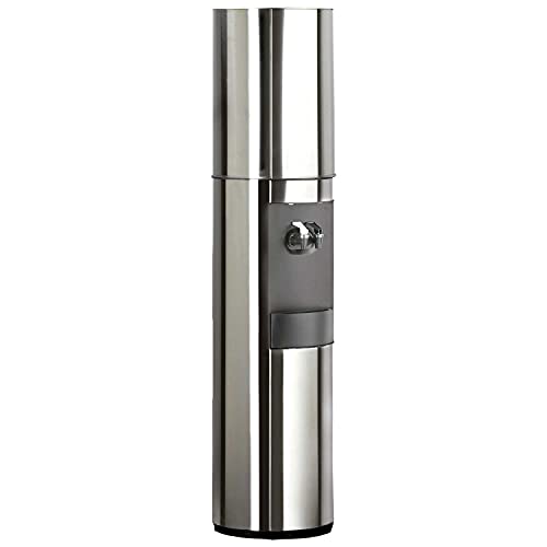 S2 Free-Standing Water Cooler by Aquaverve – 5.0 gallons, Plastic, Stainless Steel With Black Trim, Model SC101B-98