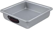 Fat Daddio's Square Cake Pan Solid Bottom 10"x10"x2"