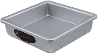 Fat Daddio's Square Cake Pan Solid Bottom 10"x10"x2"