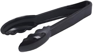 CAC CAC Poly UTKU-6BK Black Plastic Utility Tongs 6"