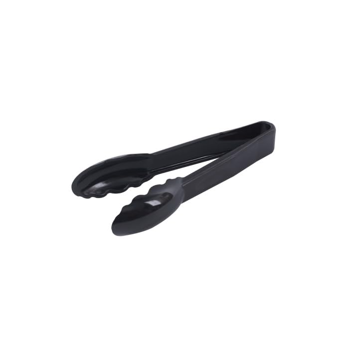 CAC CAC Poly Black Plastic Utility Tongs 6" by CAC China – 6", Polycarbonate (PC), Black, Model UTKU-6BK