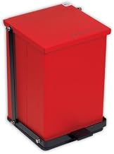 Cardinal Scale-Detecto 23.5 in. H X 13 in. W X 14 in. D Receptacle Baked Epoxy Red 48 Quart - 12 Gallon