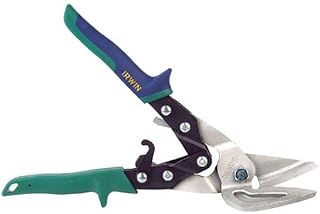 IRWIN 2073202 9-1/2-Inch Right and Straight Cut Offset Snip