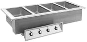 9560-6AWF Drop-In Electric Hot Food Unit with (6) 12" x 20" Pan Openings & Auto-Water Fill 208V