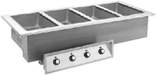 9560-6AWF Drop-In Electric Hot Food Unit with (6) 12" x 20" Pan Openings & Auto-Water Fill 208V