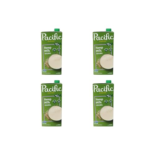 Pacific Foods Unflavored / 32 Fl Oz (Pack of 4) / Original Hemp Milk