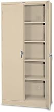 TENNSCO Deluxe Storage Cabinet - 36x18x78 - All-Welded - Putty