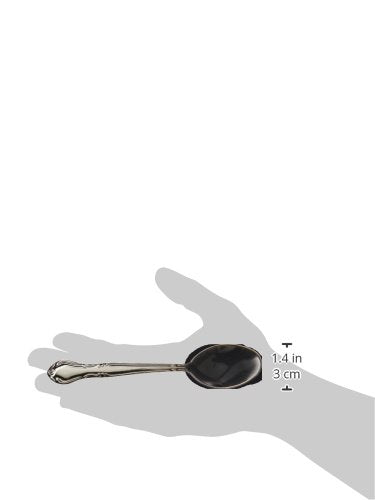 Winco 12-Piece Elegance Teaspoon Set – 18-0 Stainless Steel,Silver